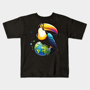 Toucan Earth Day Kids T-Shirt